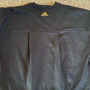 Black Crew Neck  w/ Gold Adidas Emblem